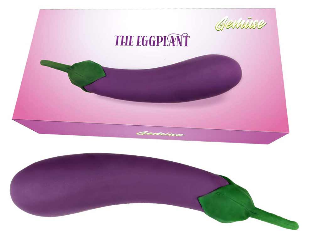 10-Stufen-Gemüsevibrator AUBERGINE