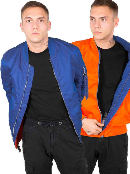 Alpha Industries MA-1 VF LW Reversible - lapis blue