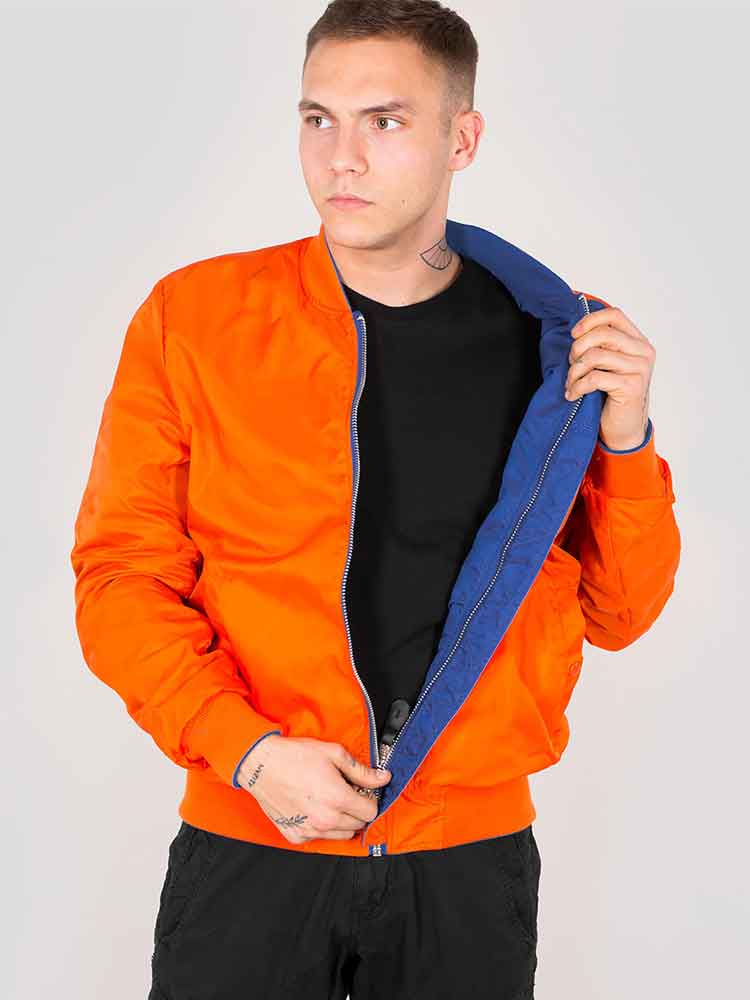 Alpha Industries MA-1 VF LW Reversible - lapis blue