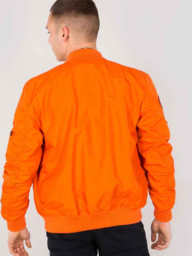 Alpha Industries MA-1 TT PATCH II - flame orange