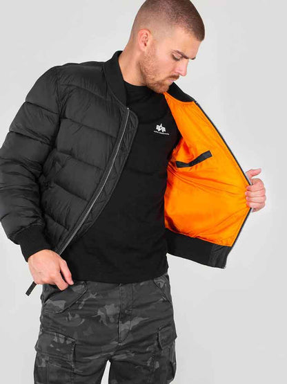 Alpha Industries MA-1 PUFFER FD - schwarz