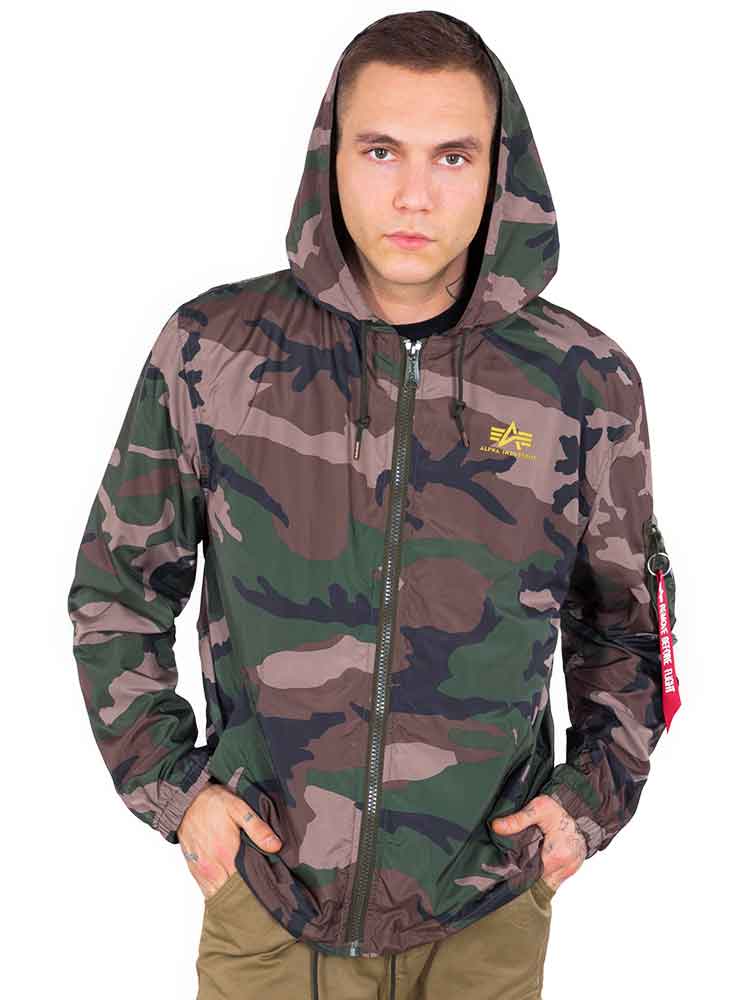 Alpha Industries Windbreaker Woodland Camo 65