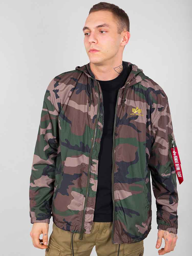 Alpha Industries Windbreaker Woodland Camo 65