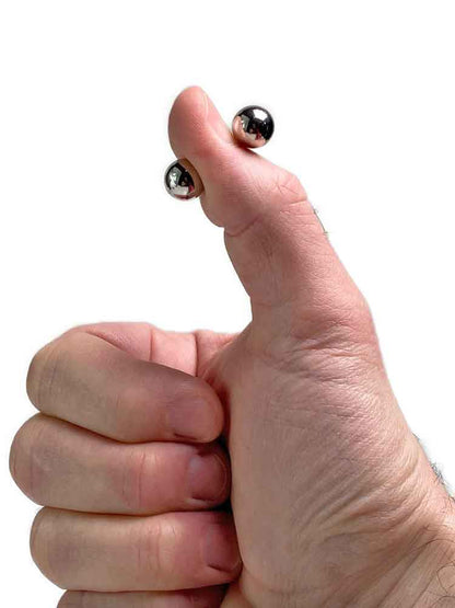 4 Magnetkugeln 10mm für Brustwarzen