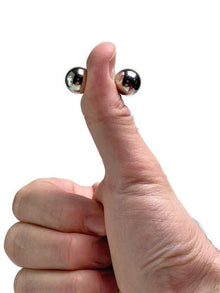 4 Magnetkugeln 12mm für Brustwarzen