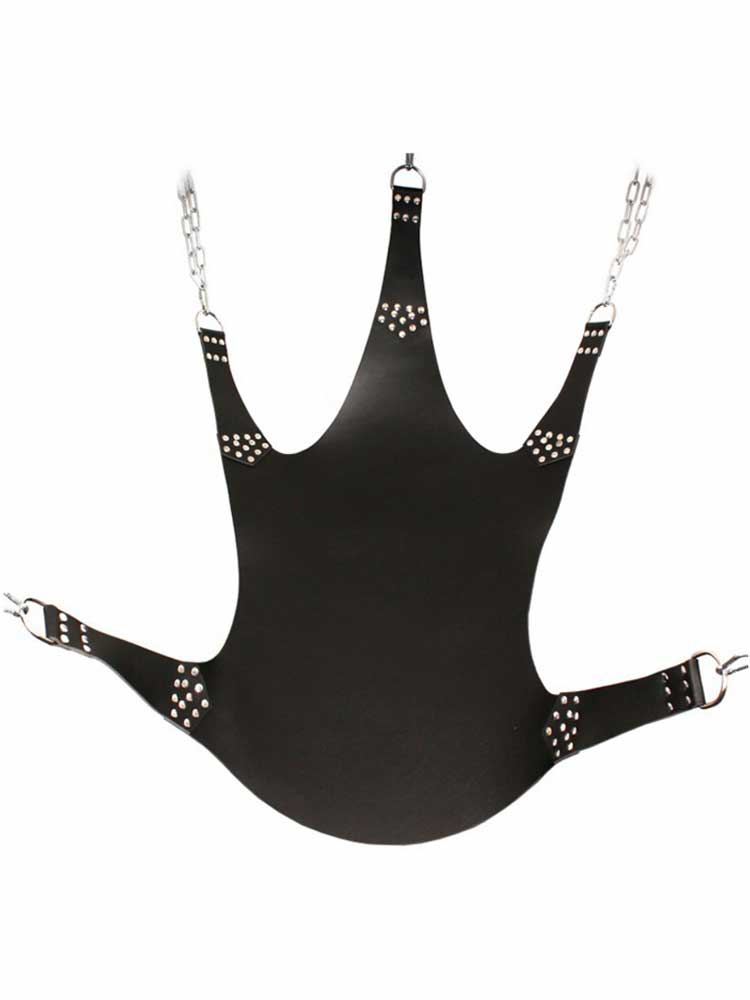 Sling aus Leder 5 Punktsling schwarz
