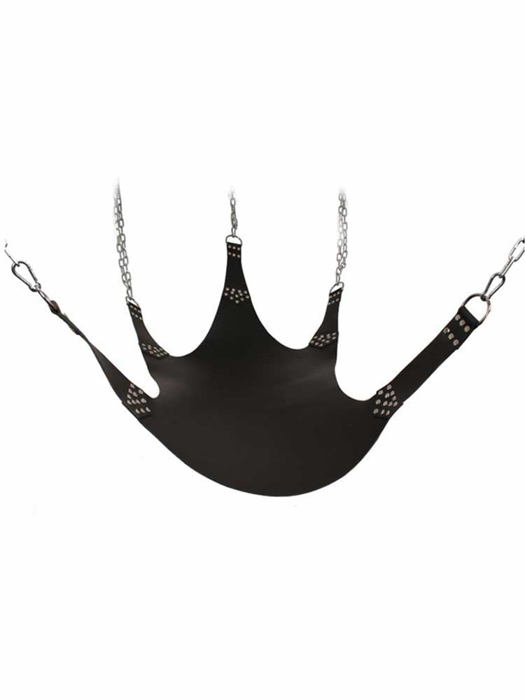 Sling aus Leder 5 Punktsling schwarz