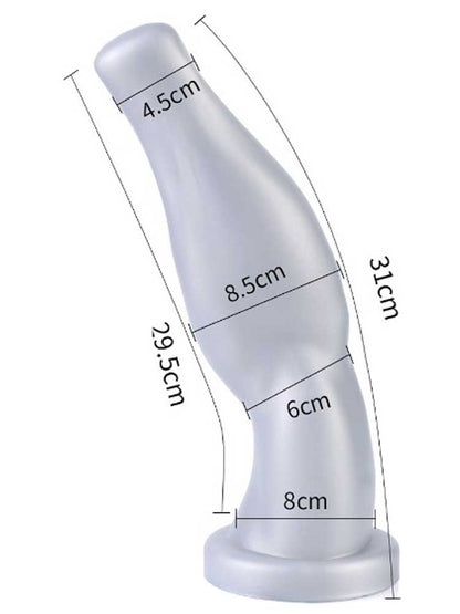 665 XXL-Silikondildo WRESTLER