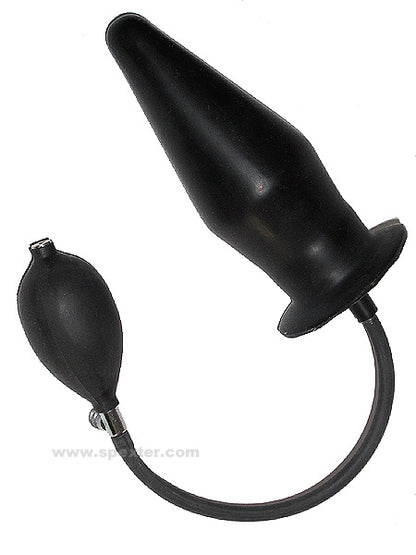 Blow-Up Butt Plug Größe L - schwarz + Schaumkern