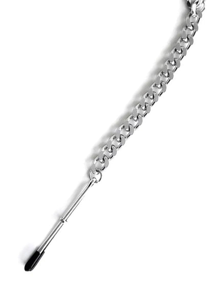 BRuTUS TWEEZER Brustwarzenklemmen mit Kette, silber