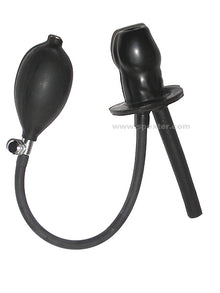 Blow-up Gummiknebel PENIS mit Schlauch - aufblasbar