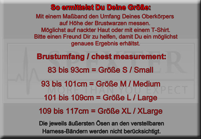 Oberkörper-Harness - BULLDOG - blau genäht - 4cm