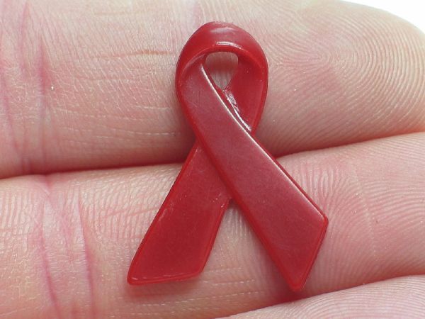 Red Ribbon Schleife 3-D