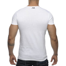 ADDICTED Bear Rundhals T-Shirt - weiss