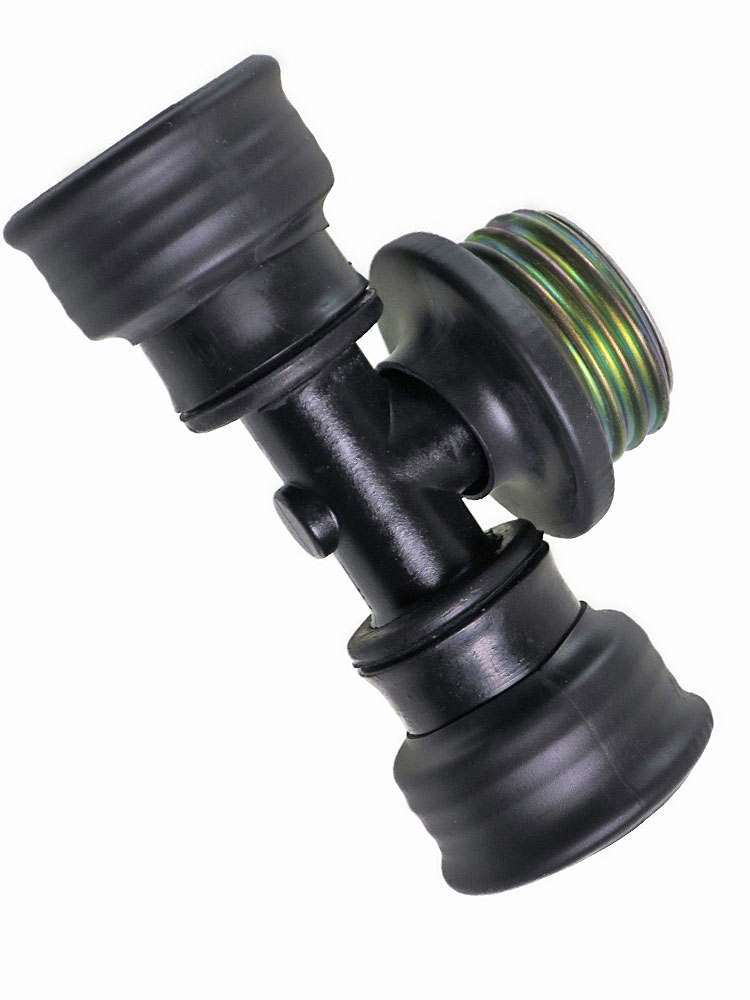 Adapter für Gasmasken LANG 1x männlich - 2x weiblich