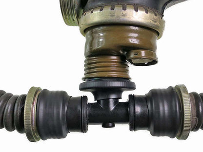 Adapter für Gasmasken LANG 1x männlich - 2x weiblich