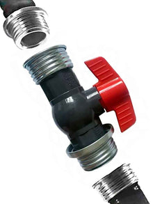 Adapter mit Ventil für Gasmaske + Schlauch