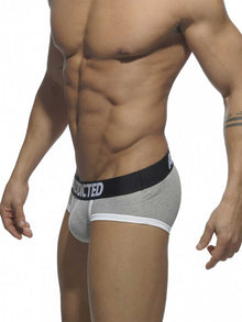ADDICTED Basic Brief grau - schwarz