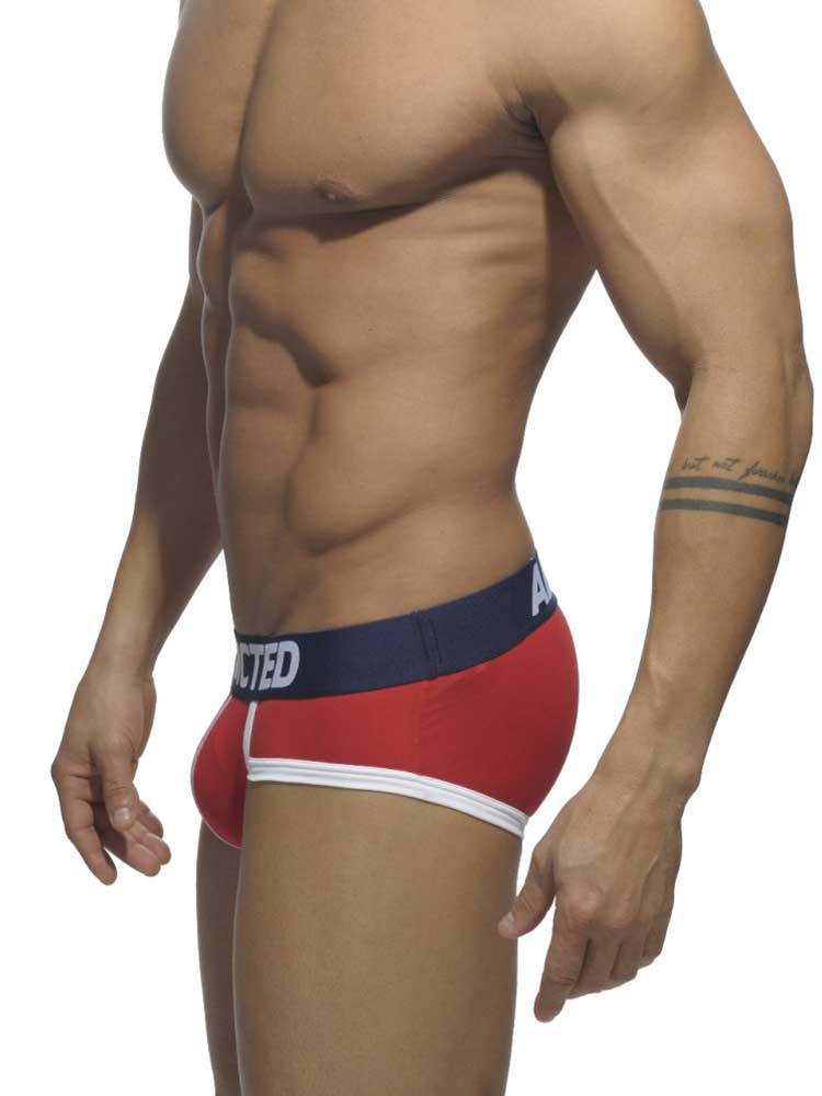 ADDICTED Basic Brief rot - blau