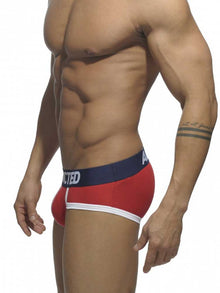 ADDICTED Basic Brief rot - blau