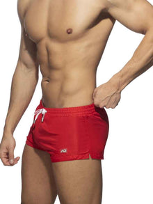 ADDICTED Mini Short Swimwear Badehose - rot