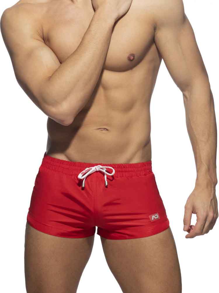 ADDICTED Mini Short Swimwear Badehose - rot