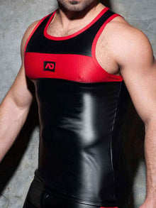 ADDICTED Fetish Rub Combi Tank - rot