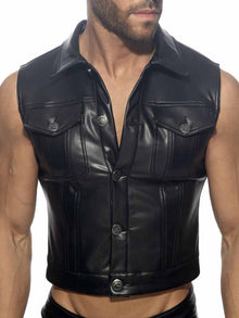 ADDICTED Fetish Rub Vest - Weste - schwarz