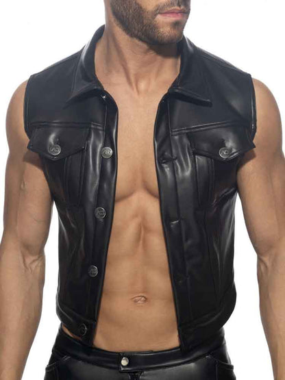 ADDICTED Fetish Rub Vest - Weste - schwarz