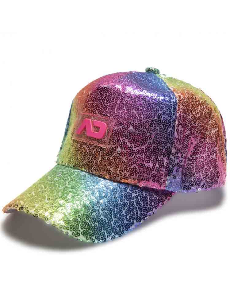 ADDICTED Glitter Multicolor Cap Regenbogenfarben