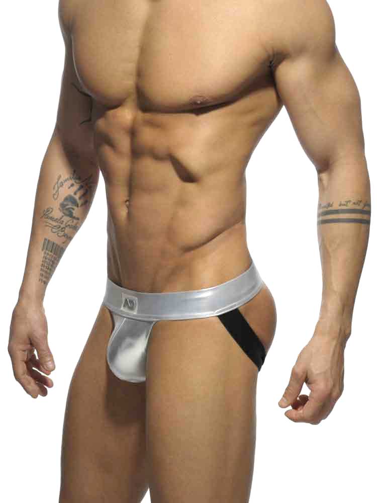 ADDICTED Metalic Jock - silber