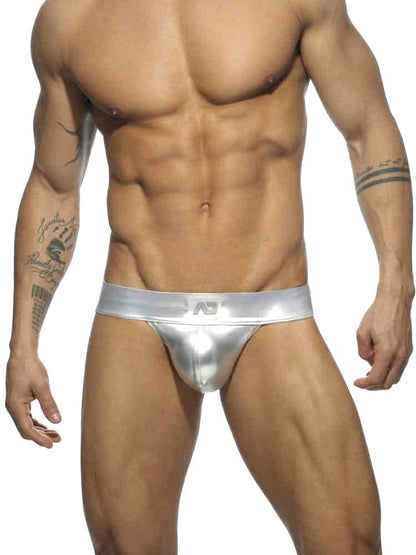 ADDICTED Metalic Jock - silber