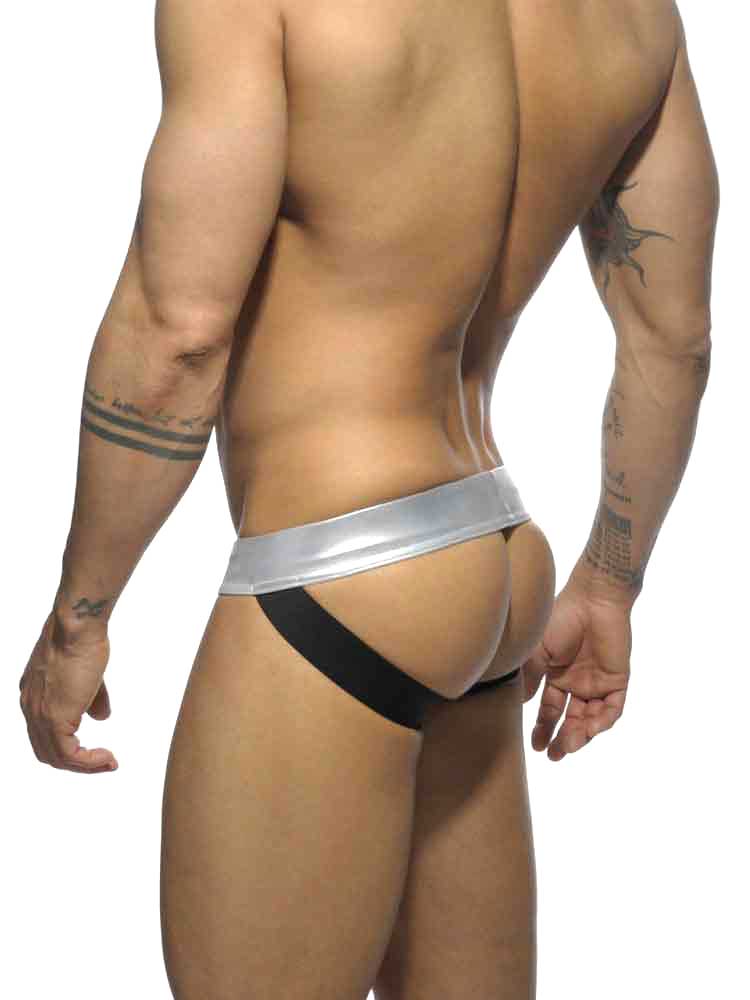 ADDICTED Metalic Jock - silber