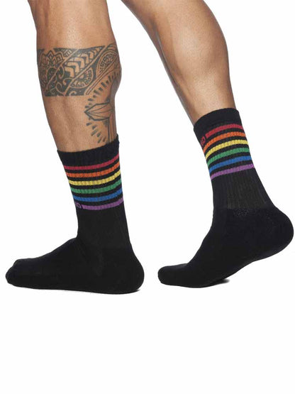 ADDICTED RAINBOW Socks schwarz