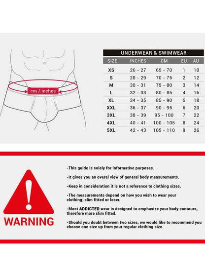 ADDICTED Rainbow SwimBrief Badehose
