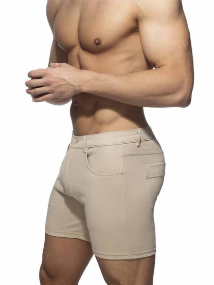 ADDICTED SVELTE Shorts beige