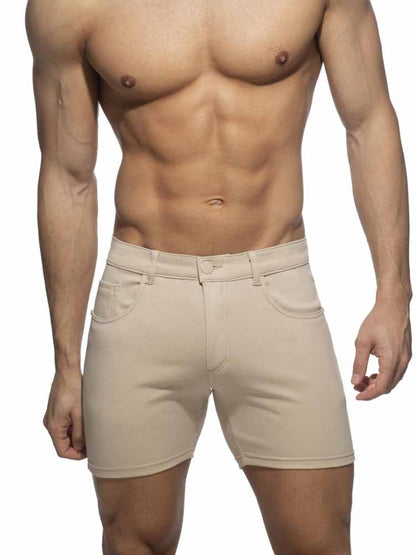 ADDICTED SVELTE Shorts beige