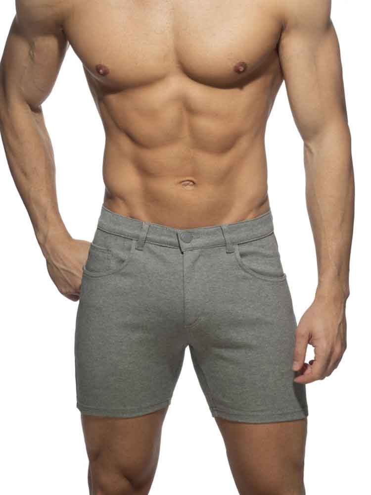 ADDICTED SVELTE Shorts Heather Grey