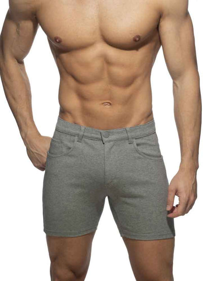 ADDICTED SVELTE Shorts Heather Grey