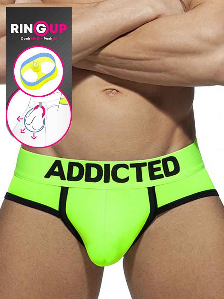 ADDICTED Swimwear COCKRING neongrün
