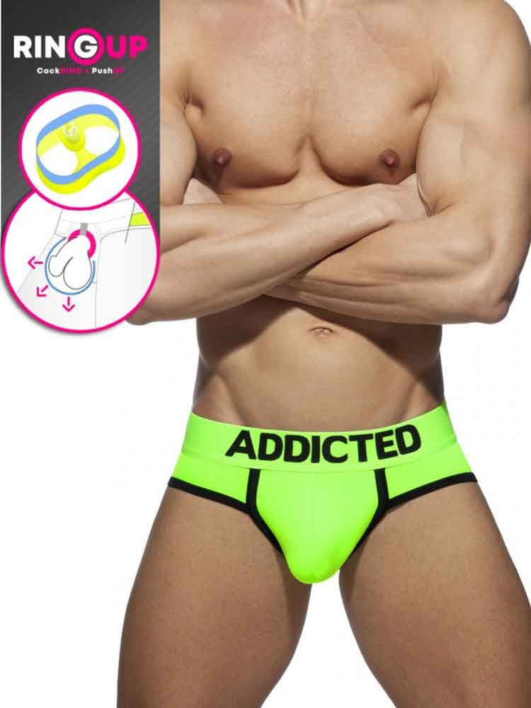 ADDICTED Swimwear COCKRING neongrün
