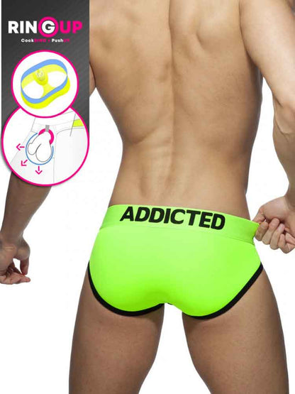 ADDICTED Swimwear COCKRING neongrün