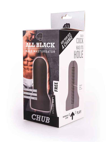 ALL BLACK MASTURBATOR CHUB