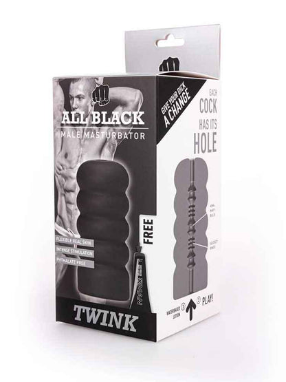 ALL BLACK MASTURBATOR TWINK