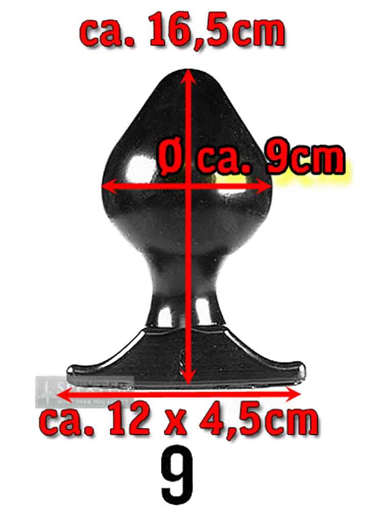 All Black Power-Plug CLARK 16,5x9cm