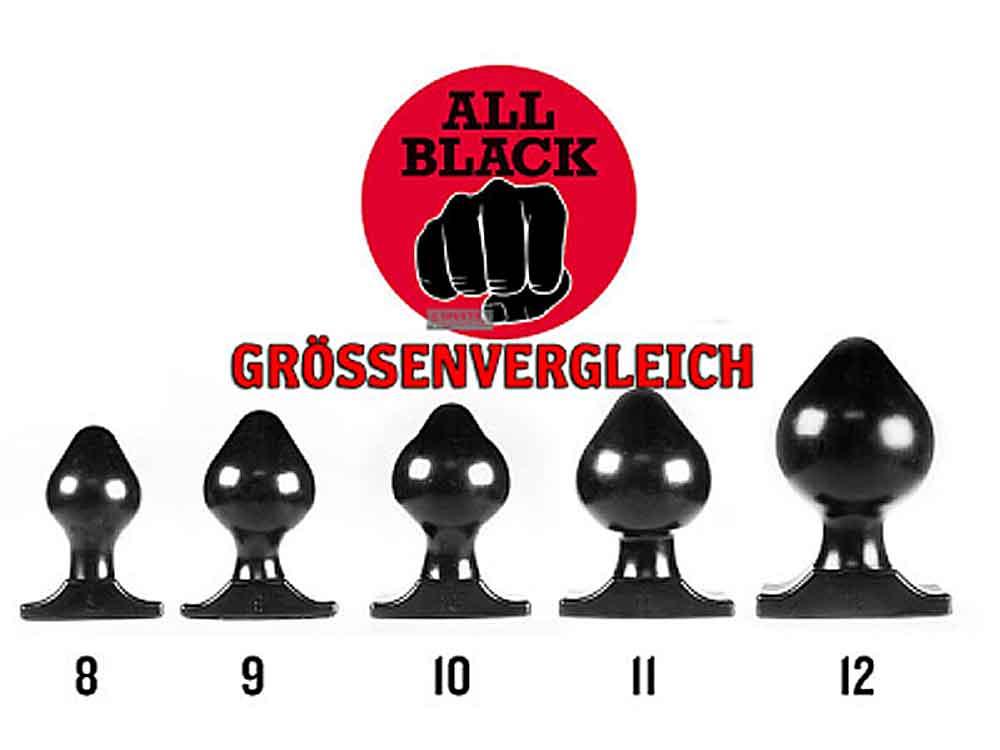 All Black Power-Plug CLARK 16,5x9cm