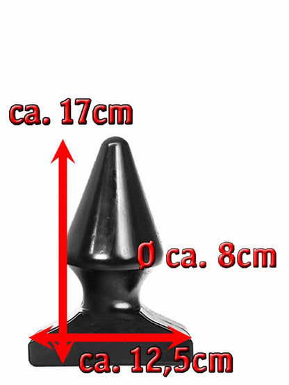 All Black Power-Plug IWAN 17x8cm