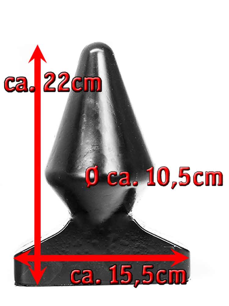 All Black Power-Plug LANCE 22x10,5cm