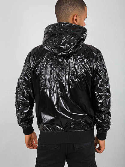 Alpha Industries MA-1 LW Hooded NASA - schwarz