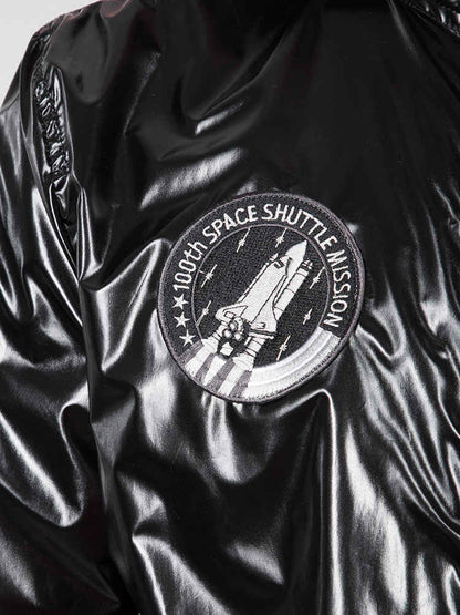 Alpha Industries MA-1 LW Hooded NASA - schwarz